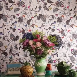 Bird Song -Wand Meester OsborneAndLittle VerdantaWallpapers BirdSong W6596 01 03