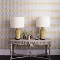 Leaf Fall -Wand Meester OsborneAndLittle VerdantaWallpapers LeafFall W6591 01 03