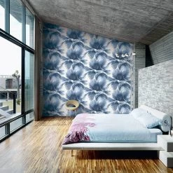 Paradise Leaf -Wand Meester Wallquest PalmSprings ParadiseLeaf 2