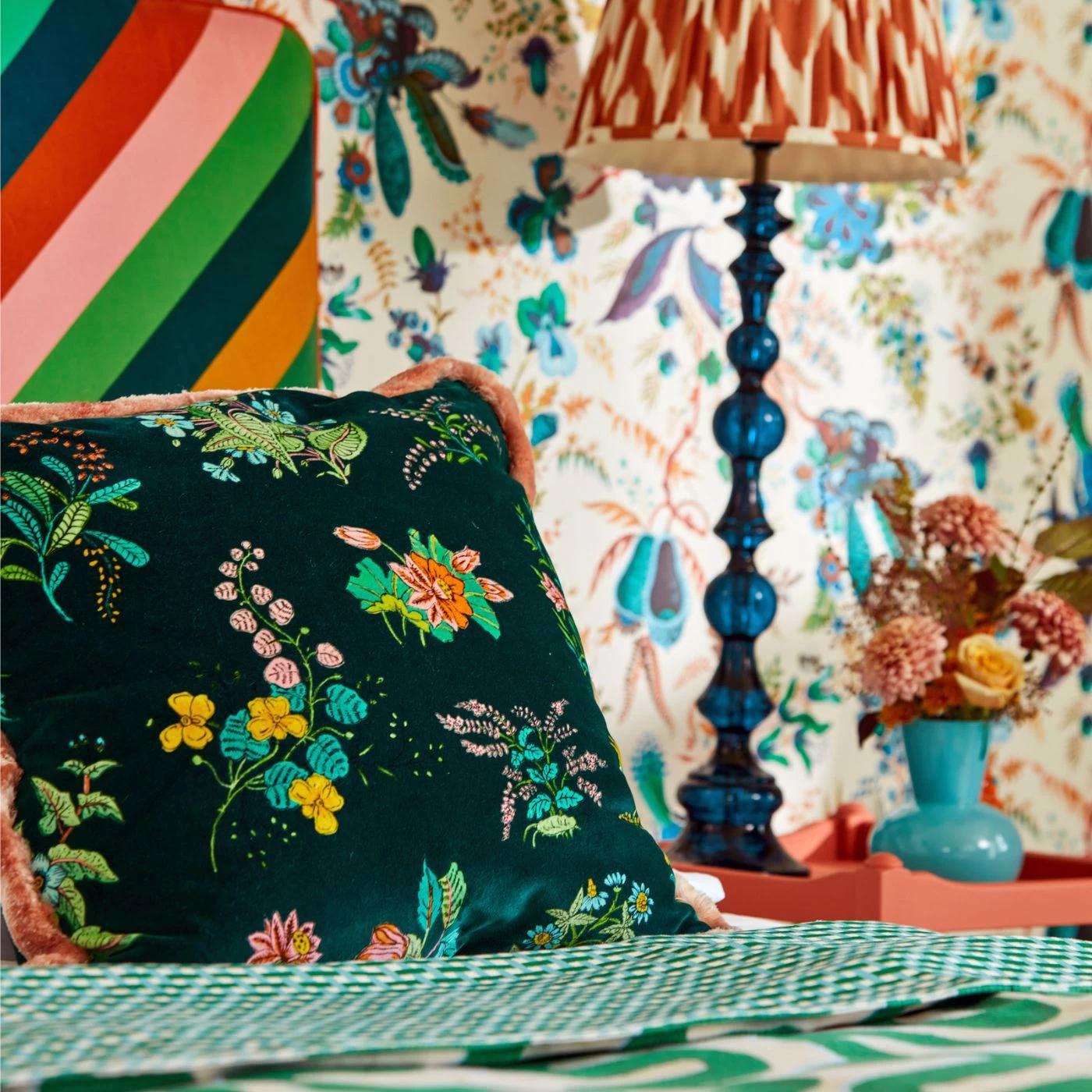 Woodland Floral Velvet 4 Woodland Floral Velvet - Afbeelding 2