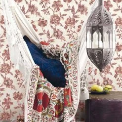 Watercolor Jacobean -Wand Meester wallquest jaipur watercolor jacobean