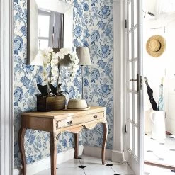 Bernadette -Wand Meester wallquest seabrook bernadette fc604 wallpaper behang tapete 3