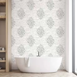 Damask On Monotone Novelty -Wand Meester wallquest sumi damask on monotone novelty wallpaper